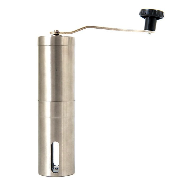 F&L Essentials Manual Coffee Grinder | Conical Burr Grinder | Stainless Coffee Mill N5