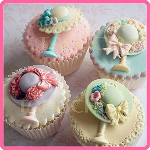 Anyana Bow Sunbonnet Leaf Flower Silicone Fondant Mold Cake Decorating Pastry Gum Pastry Tool Kitchen Tool Sugar... N3