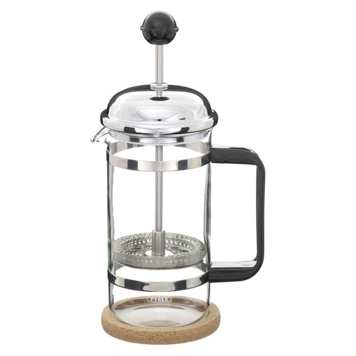 G&H Tea Services 2-Cup Tea Press North Bank, Chrome N3