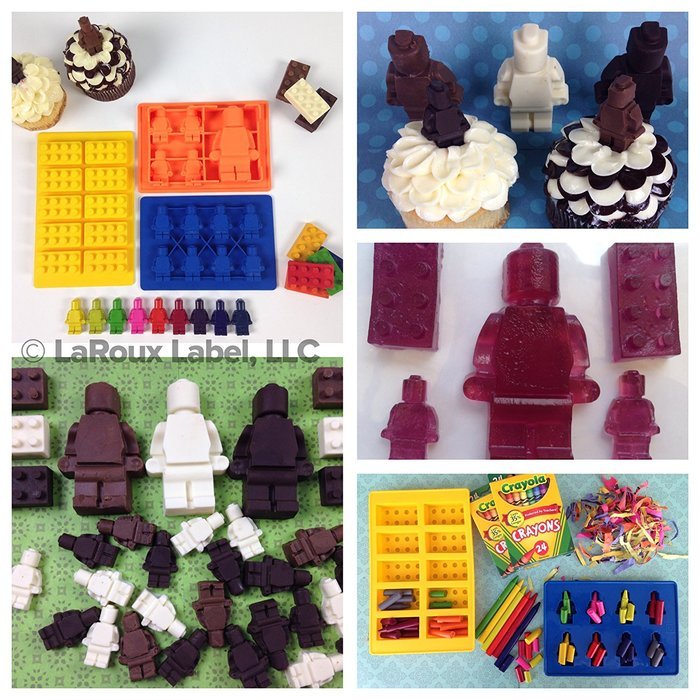 Silicone Mold for LEGO lovers + FREE BONUS TIPS & RECIPES E-BOOK! N5