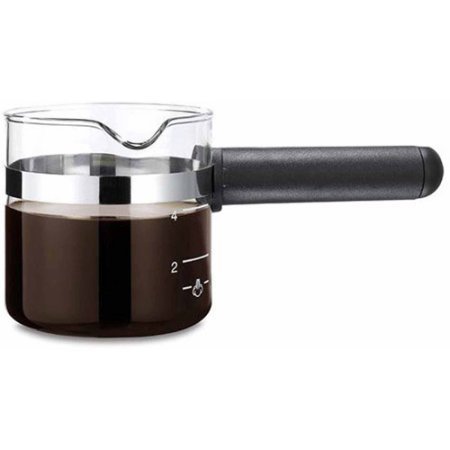 Universal 4-Cup Espresso Carafe, Glass, Black