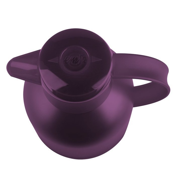 Emsa Samba Quick Press Insulated Server, 34-Ounce, Translucent Eggplant N47