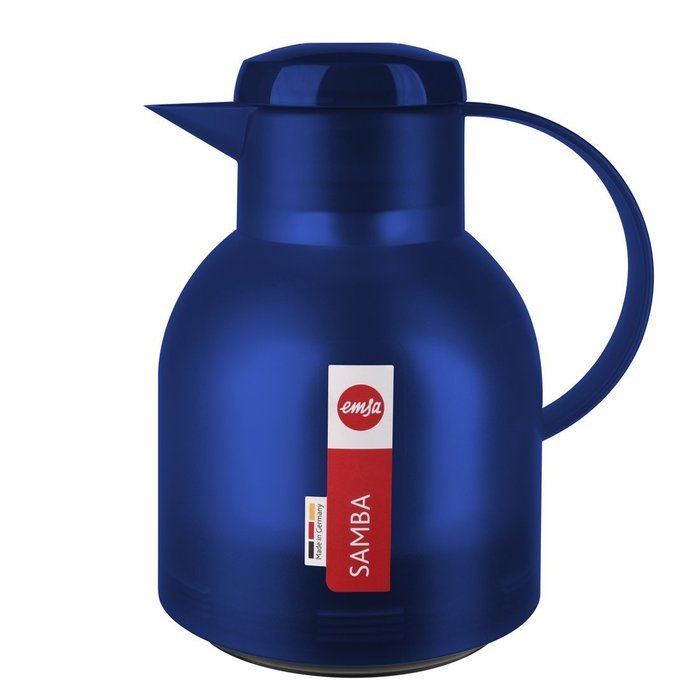 Emsa Samba Quick Press Insulated Server, 34-Ounce, Translucent Eggplant N53