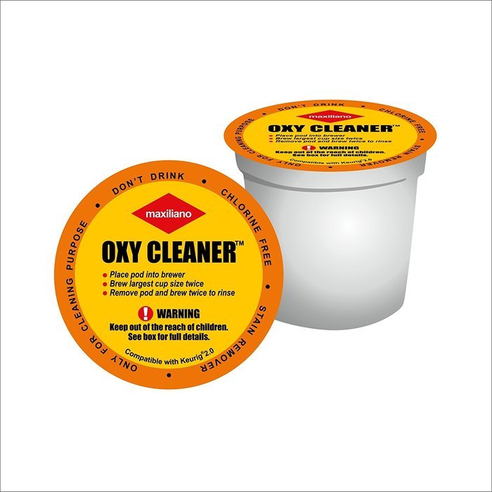 Keurig Cleaning Cups, Stain Remover, Biodegradable, Non Toxic, Coffee Stain off, 6 Cleaning k-cups N7