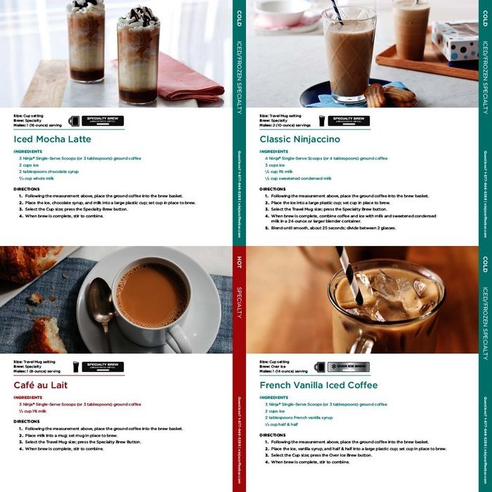 Ninja Coffee Bar 100-Recipe Book: Raising the Coffee Bar N6