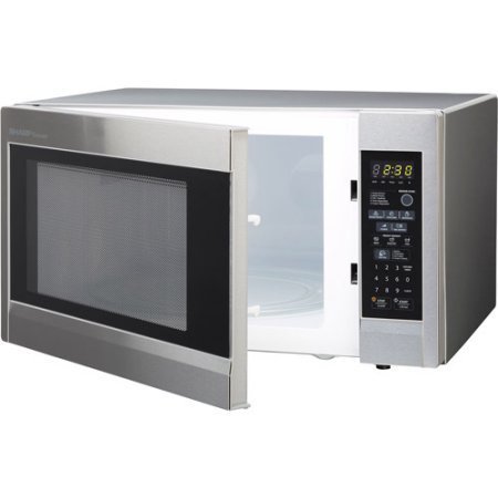 Sharp R559YW Carousel 1.8 cu ft 1100W Countertop Microwave Oven /Color:Stainless Steel N2