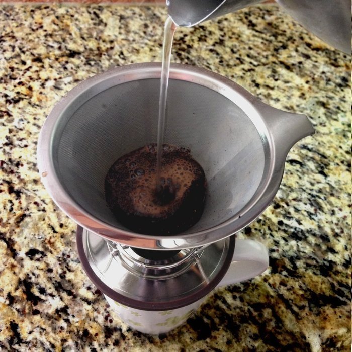 Premium Coffee Filter with Removable Stand, Stainless Steel Pour Over Coffee Filter, Pour Over Coffee Dripper,... N3