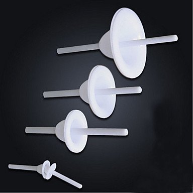 Sher Sugar Fondant Flowers Die Tools Accessories Lily Flower Pin Receptacle Cake Decorating,Set of 4 N3