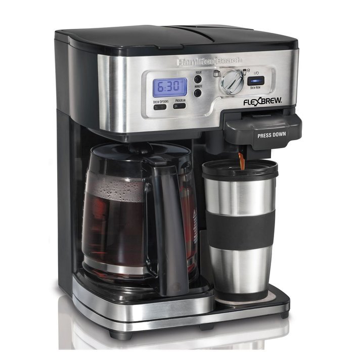 Hamilton 49984S Beach 2-Way FlexBrew Coffeemaker N4