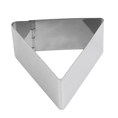 Sher 1Pc Stainless Steel Trianglely Shape DIY Dessert Cake Cheese Mould Slicer Cutter Popular New N3