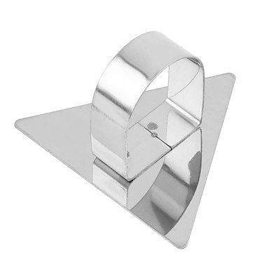 Sher 1Pc Stainless Steel Trianglely Shape DIY Dessert Cake Cheese Mould Slicer Cutter Popular New N4