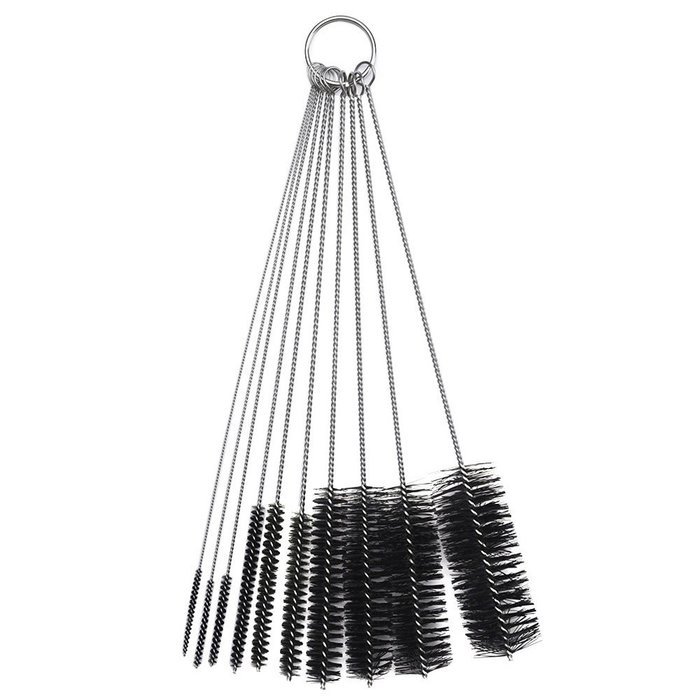 eBoot 8.2 Inch Nylon Tube Brush Pipe Cleaning Brushes with Packing Box, Set of 10 N3