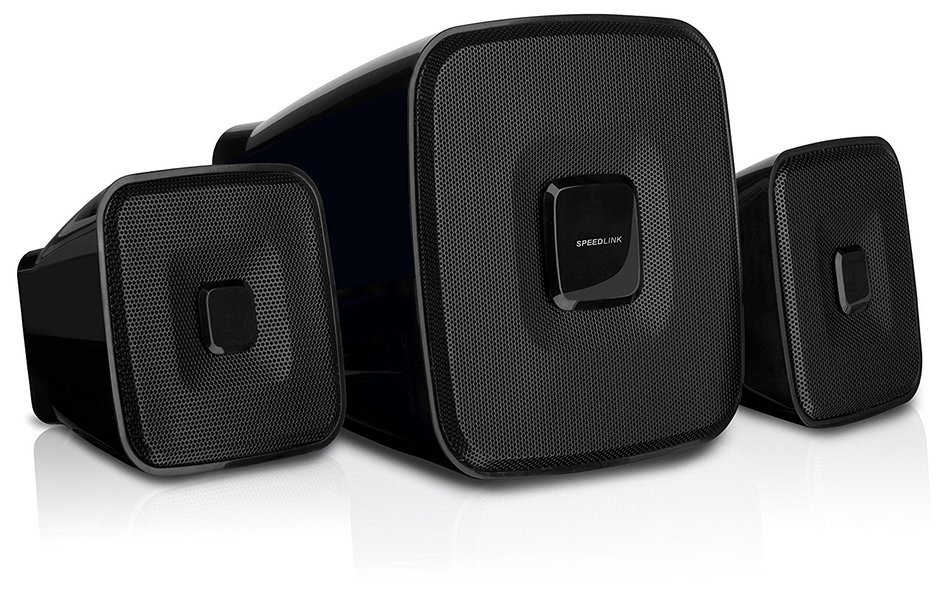 SPEEDLINK Quaint 2.11 USB Powered Subwoofer System - Black N5