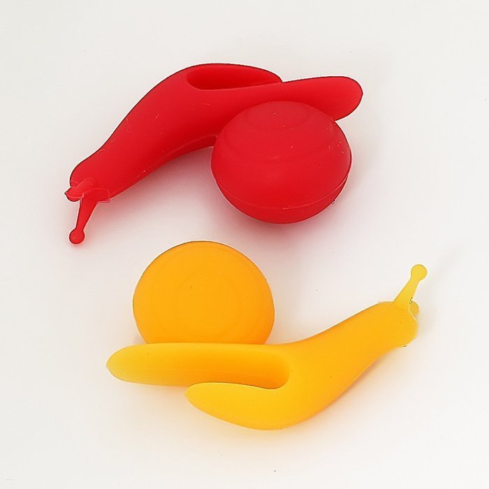 Generic Snail Shape Silicone Tea Bag Holder Cup Mug Candy Colors Gift Set 5pcs N4