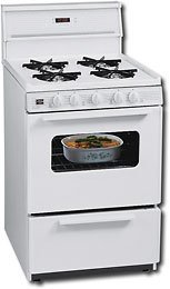 Peerless SCK2400P0 24"G RNG ELEC SPARKIGN 10"BACK