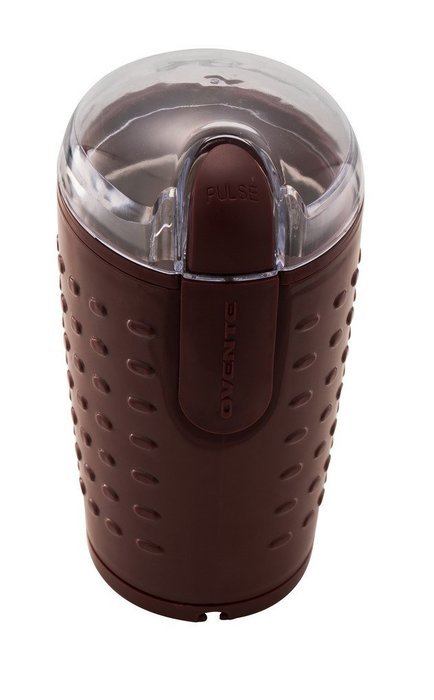 Ovente CG225B Electric Grinder with Stainless Steel Blades for Coffee Beans, Spices, Nuts, Grains, Black N10