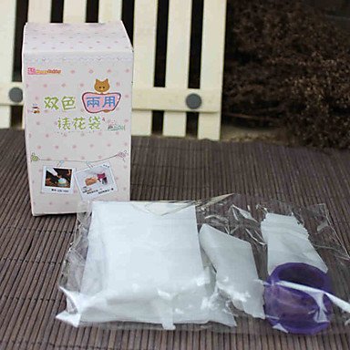 Y&XL&H Two-toned Double Color Icing Piping Bag Frosting Cupcake Cake Decorating Tools (Random Color) N2