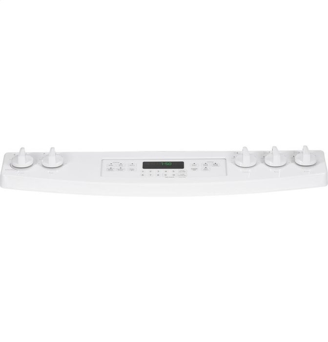 GE JGS750DEFWW 30" White Gas Slide-In Sealed Burner Range - Convection N5