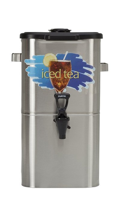 Wilbur Curtis Iced Tea Dispenser 4.0 Gallon Tea Dispenser, Oval 17&rdquo;H - Designed to Preserve Flavor - TCO417A000...