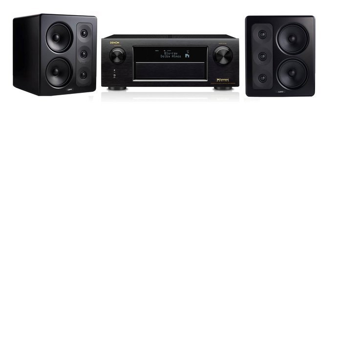 M&K Sound S300 Monitor Speaker 2.0 Denon AVR-X5200W