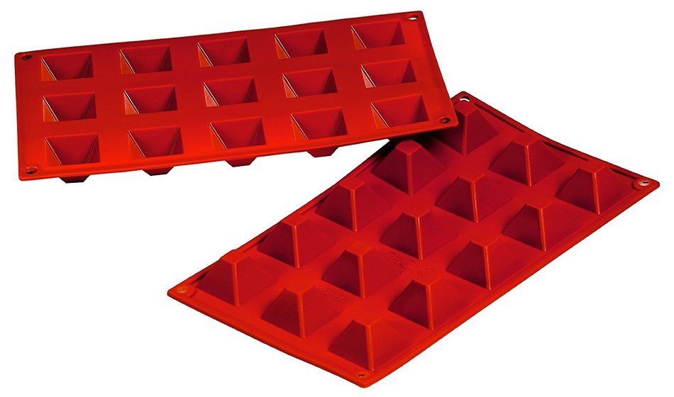 Fat Daddio's Silicone Bakeware Pyramid, 3.68 Ounces