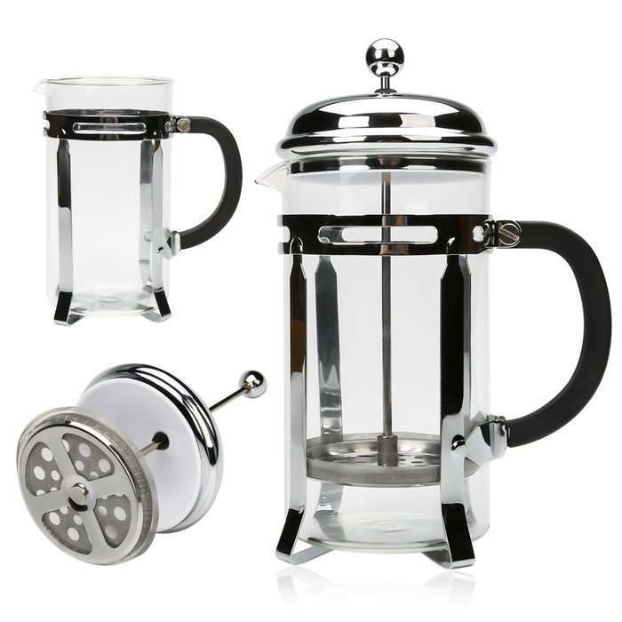 UBLISS Stainless Steel Teapot,Coffee French Pressure Pot 1000ml N6