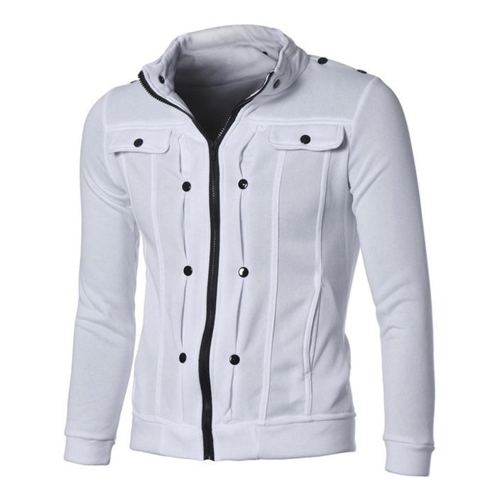 Coat ,BeautyVan Mens' Long Sleeve Zipper Sweatshirt Tops Jacket Coat Outwear (XL, Black) N8