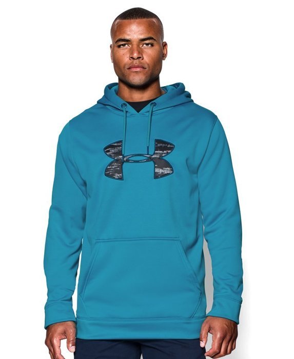 Under Armour Men's UA Storm MTN Big Logo Hoodie Small Steel N45