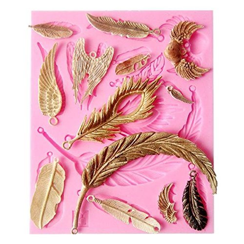 HT BAKEWARE | Various Feathers Silicone Mold N6