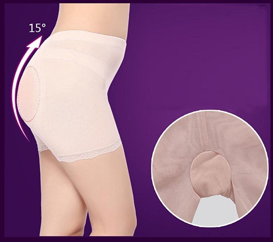 Underwear, PHOTNO Hip Up Silicone Pads Lift Butt Enhancer Panties Undies Buttocks Booty Booster N18