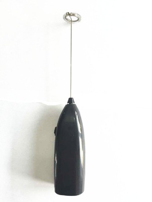 Milk Frother Black Handheld Electric Milk Frother, 8" Black N2