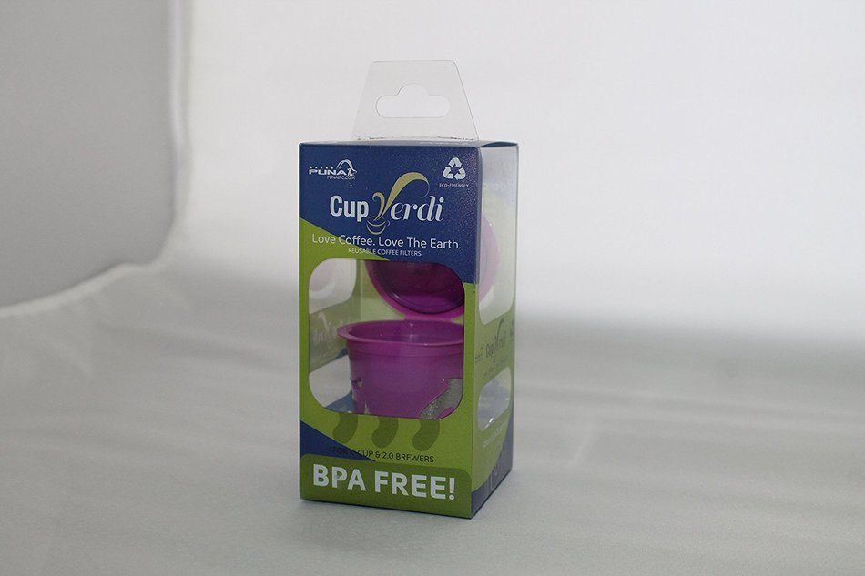 Cup Verde&reg; Refillable 2.0 K-Cup For Keurig Brewers Reusable Coffee Filter Works In 2.0 Keurig Machine N11