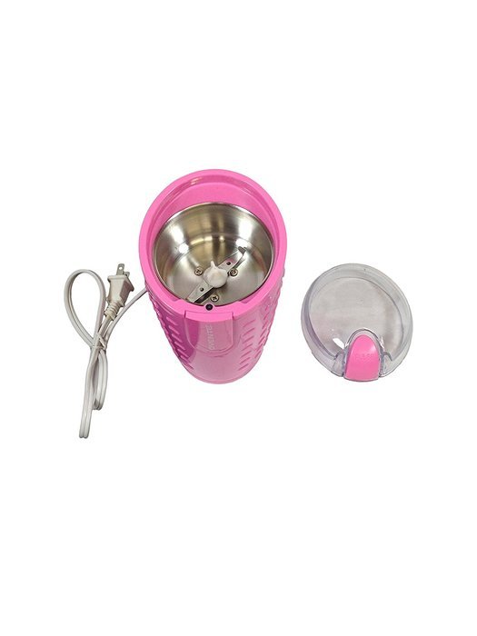 Ovente Pink Stainless Steel Electric Blade Coffee Grinder, 120V, 150-watt One-Touch High Performance Motor, 2.5... N2