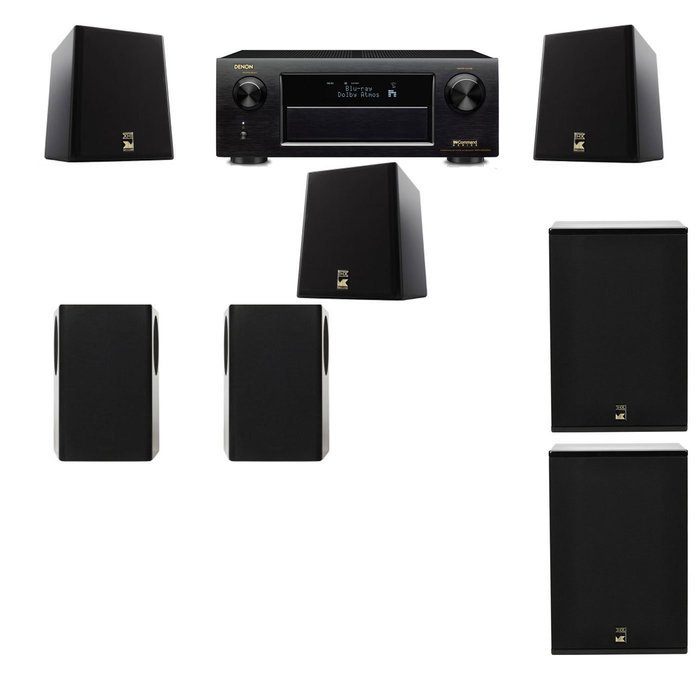 M&K Sound S150II Loudspeaker 5.2 X12 Denon AVR-X5200W