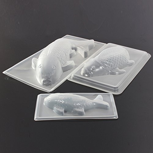 Bluelover Koi Fish 3D Mold Cake Chocolate Mould Jelly Sugar Craft Mold M N5