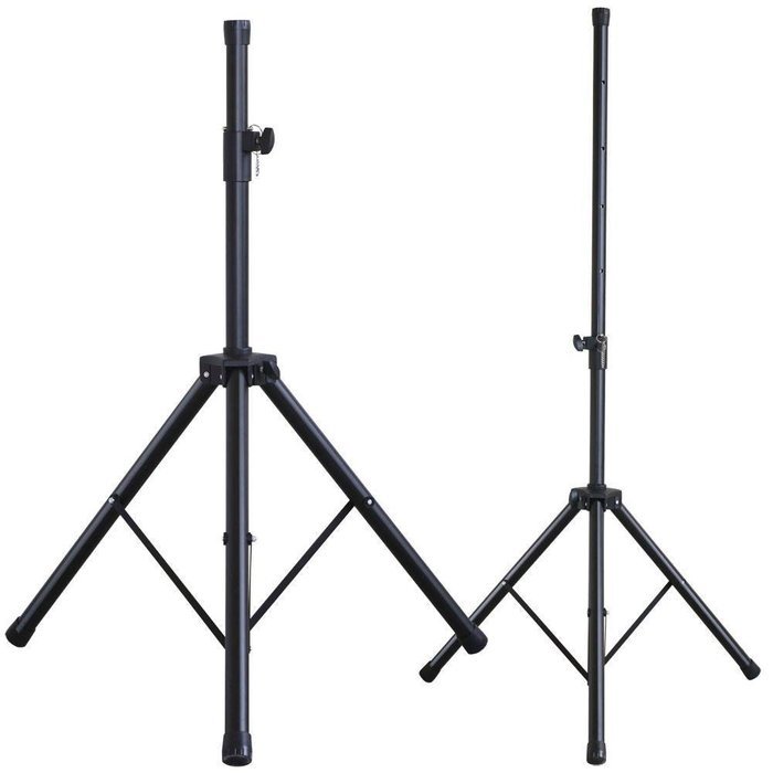 Topeakmart Pair of Pro Tripod DJ PA Speaker Stands Adjustable Height Stand w/ Carry Bag N2
