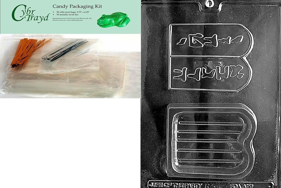 Cybrtrayd R054 Ten Commandments Box Chocolate Candy Mold with Exclusive Cybrtrayd Copyrighted Chocolate Molding...
