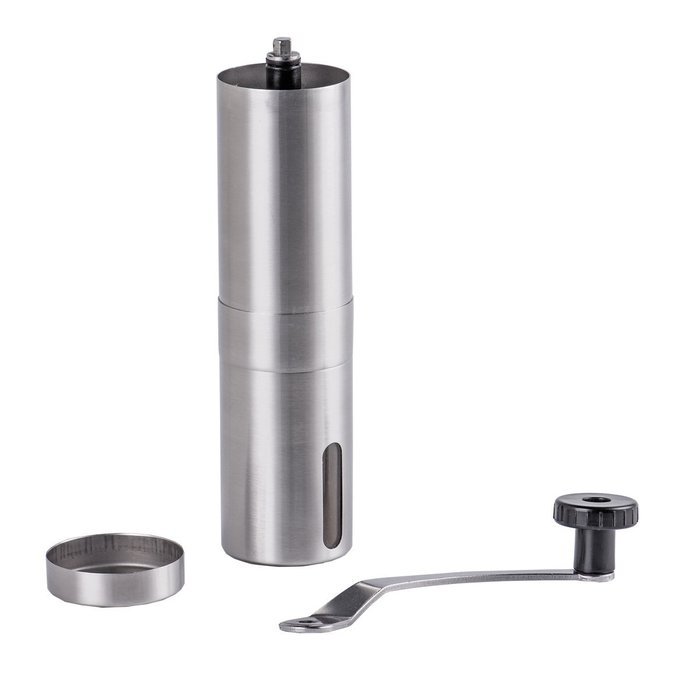[Lighting Deal Today] 3-Queen Adjustable Ceramic Burr Manual Coffee Grinder Mill, Silver N5