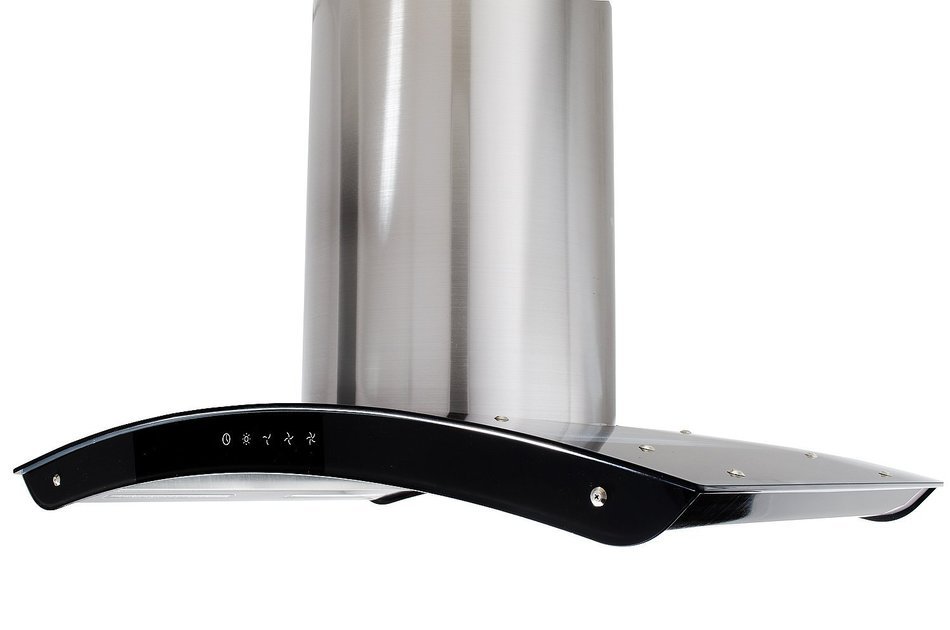 AKDY New 36" European Style Island Mount Stainless Steel Range Hood Vent Touch Control N12