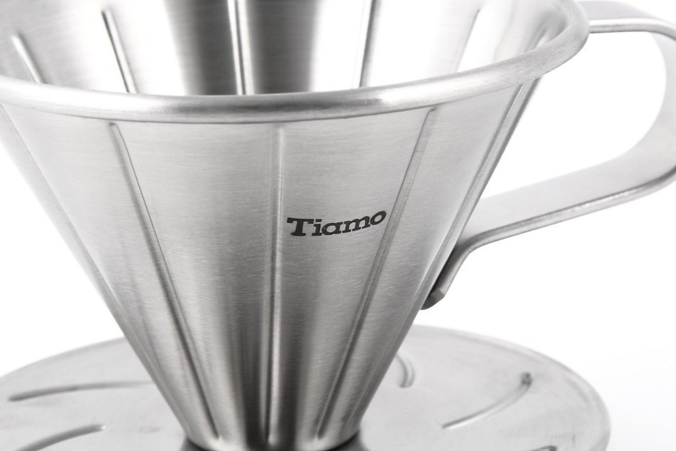 Cafe de Tiamo V01 Stainless Steel Coffee Dripper (HG5033)