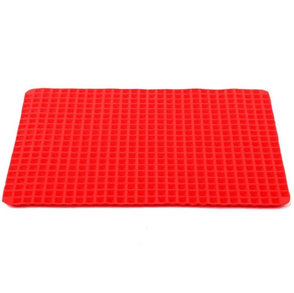 Fashionclubs Non Stick Silicone Raised Pyramid Trays Baking Mat 39cmx27cm