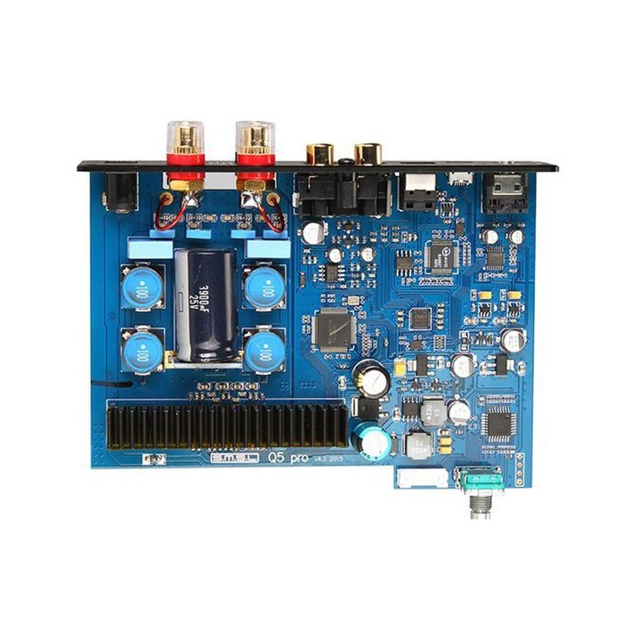 SMSL Q5 PRO 250W Pure Digital Power Amplifier USB/Coaxial/Optical with Remote Control 192KHZ/24Bit﻿.(BLACK) N5