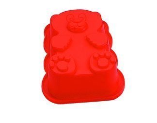 AYAMAYA Red Silicone bakewareBear- Sharp