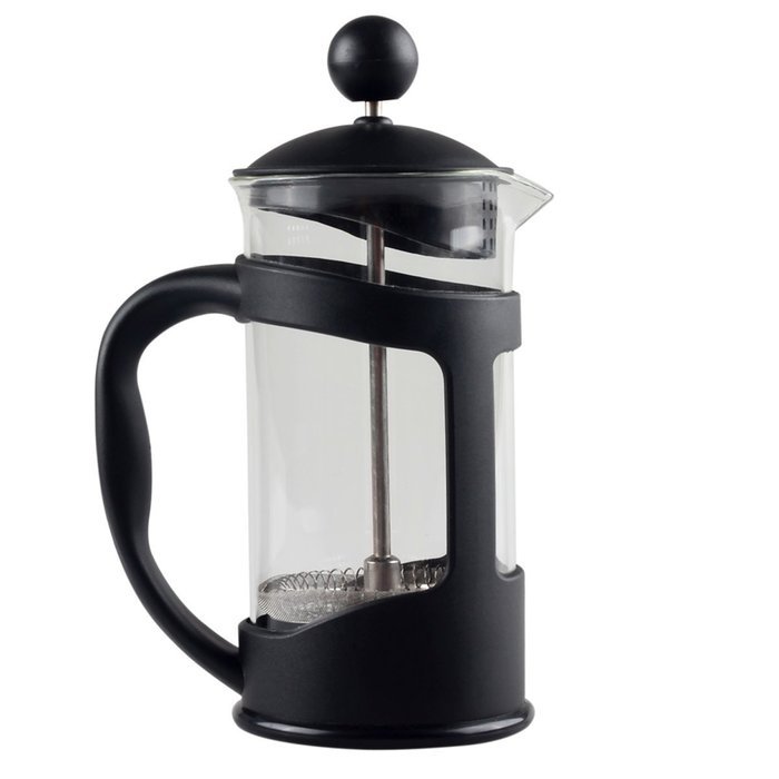 Bru Joy 3 Cup/12 Oz/1 Mug French Press Coffee, Espresso & Tea Maker, Stainless Steel & Heat Resistant Borosilicate... N7