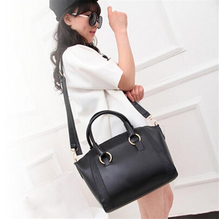 TR.OD Retro Women Handbag PU Crocodile Pattern Bags Sequined Decoration N2