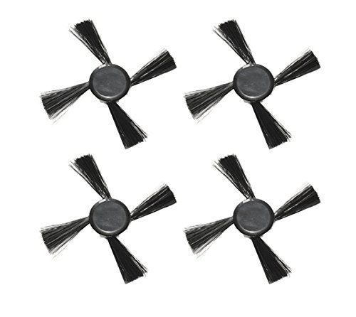 Black Side Brushes Replacement for Neato BotVac 70e 75 80 85 Series, 4-Pack N3