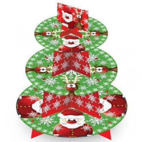 Amscan International Christmas 3-tier Cake Stand