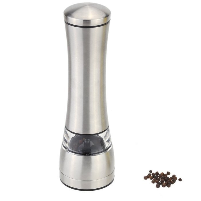 SysPod(TM) Pratical Kitchen Accessories Seasoning Grinding Tool Stainless Steel Manual Pepper Grinder Portable... N3