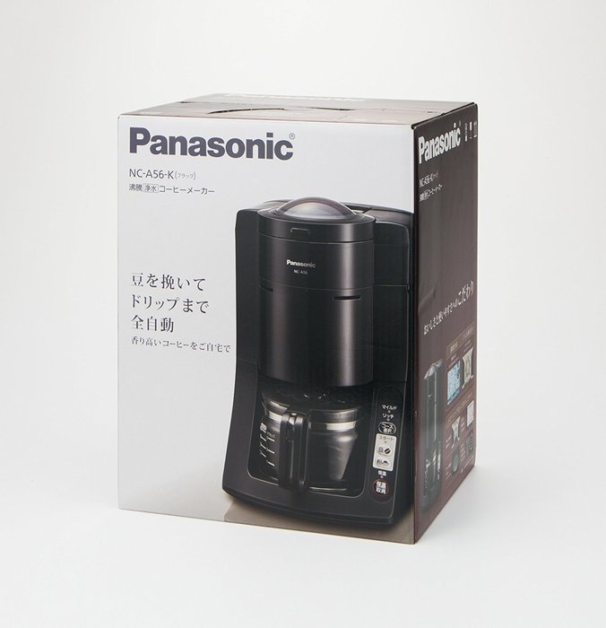 Panasonic [full automatic] boiling water purification coffee maker black NC-A56-K N3