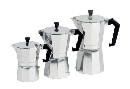 My Basics-Germany Aluminum Stovetop Espresso Maker 3 Cup N3